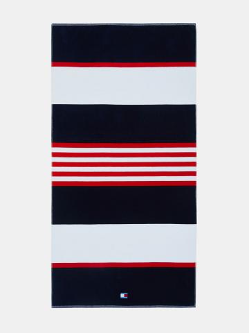 Férfi Tommy Hilfiger Nautical Stripe Beach Towel Úszóruhák Színes | HU 887PJJ